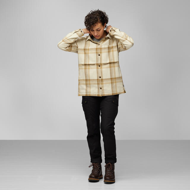 Skjorte til dame M Fjällräven Singi Overshirt W M 113-196