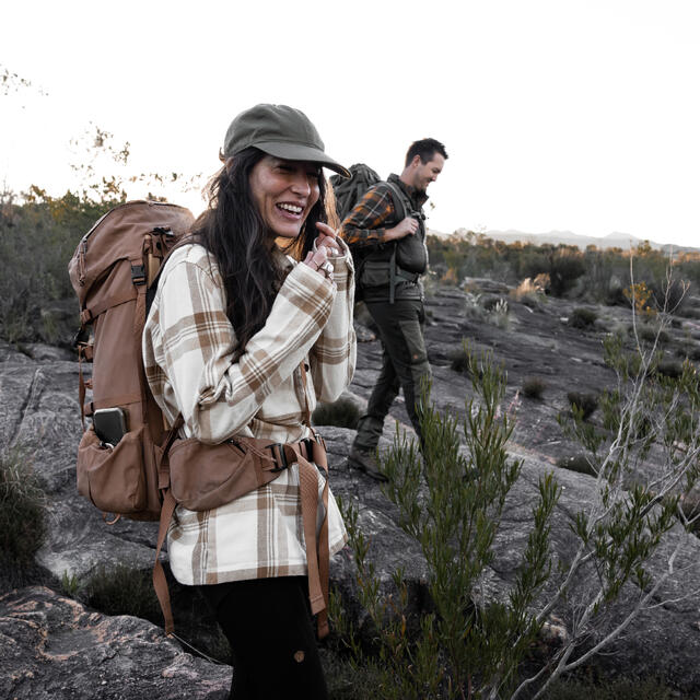 Skjorte til dame M Fjällräven Singi Overshirt W M 113-196