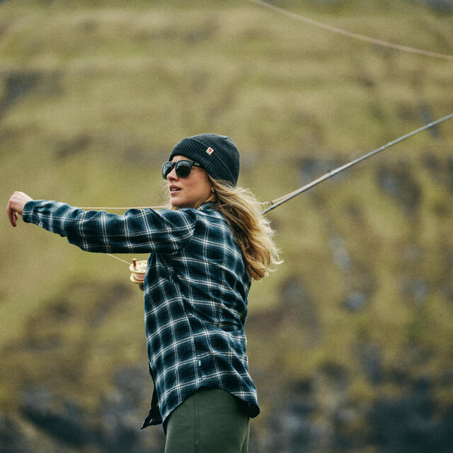 Skjorte til dame M Fjällräven Övik Flannel W M 555-534