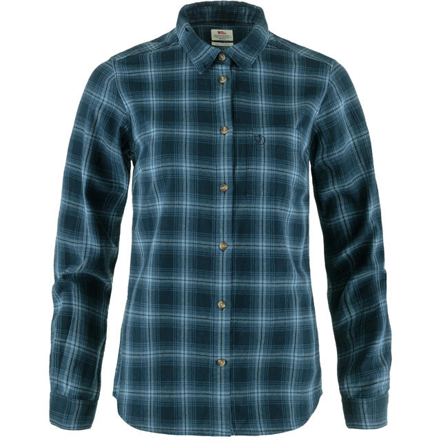 Skjorte til dame M Fjällräven Övik Flannel W M 555-534