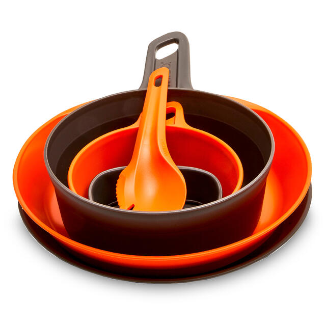 Tallerkensett Wildo Explorer Kit Mesh Orange