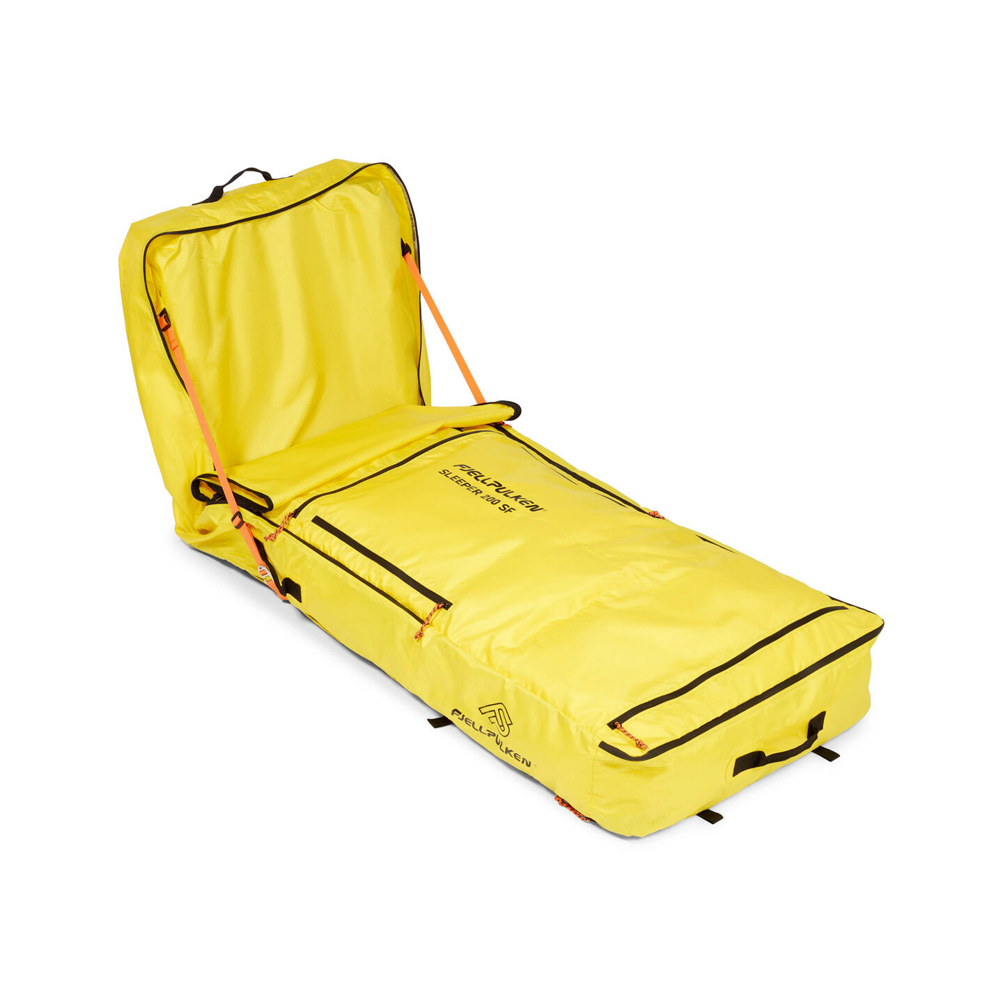 Pulkpose med stol Fjellpulken Sleeper 200 SF Yellow - om - om - om - om - om - om - om - sovepose - sovepose - sovepose - sovepose - sovepose - sovepo
