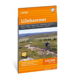 Lillehammer Calazo Turkart 1:50 000