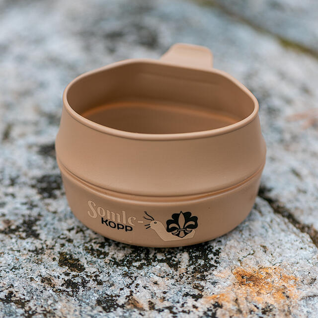 Somlekopp Wildo Fold-A-Cup Bio 2,5 dl Desert NSF