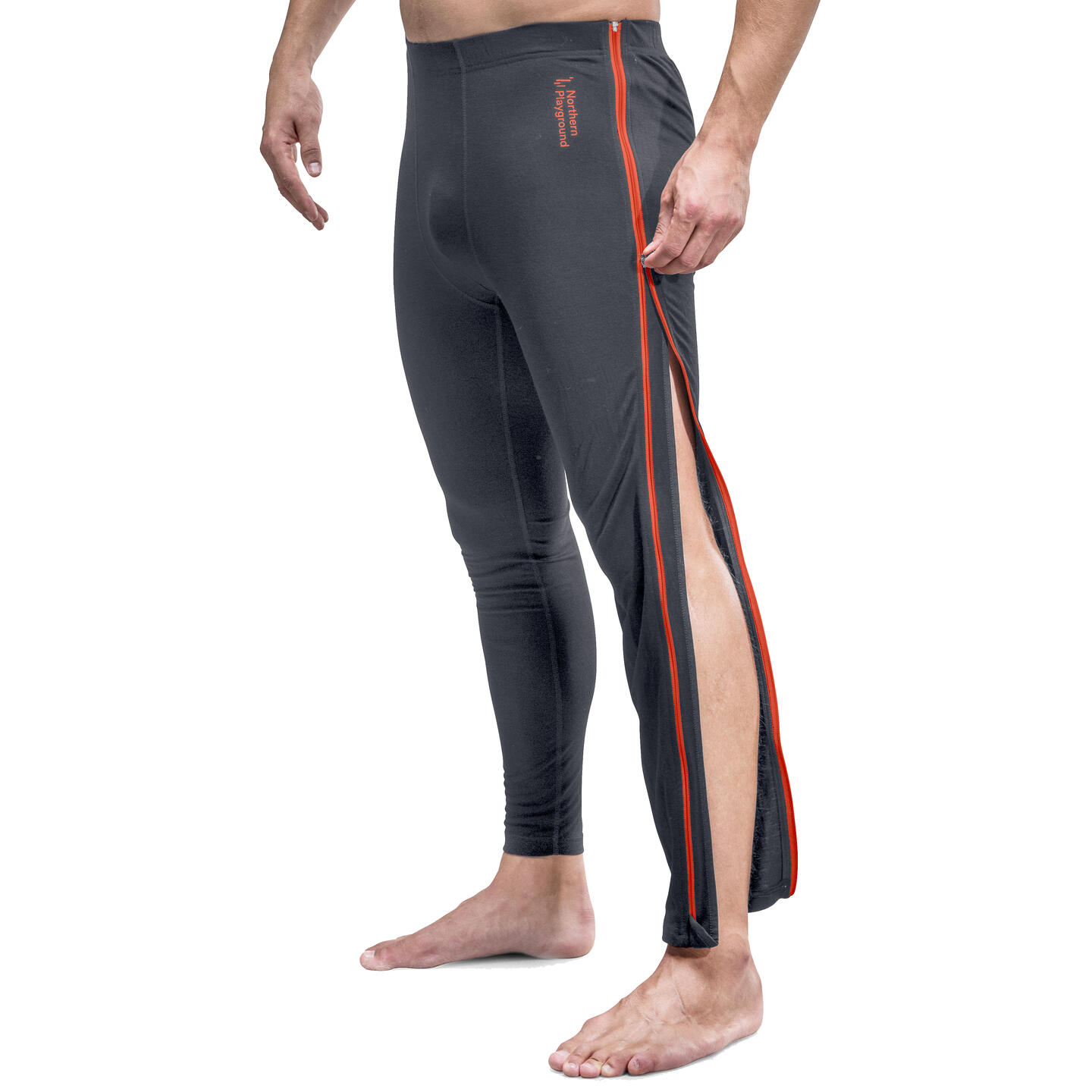Longs til herre Northern Playground Ziplongs Long M Grey - om - om - om - om - om - om - om