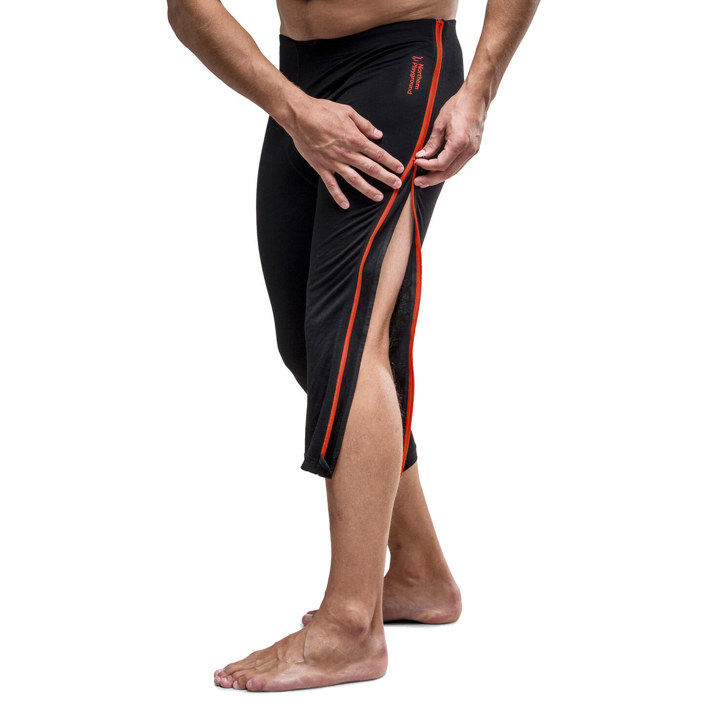 Kort longs til herre M Northern Playground Ziplongs 3/4 M M Bla
