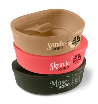Gavepakke med brettekopper Wildo Fold-A-Cup Bio 2,5 dl 3 pk. NSF