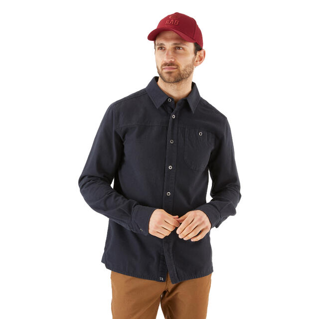 Skjorte til herre M Rab Boundary Shirt M M Ebony