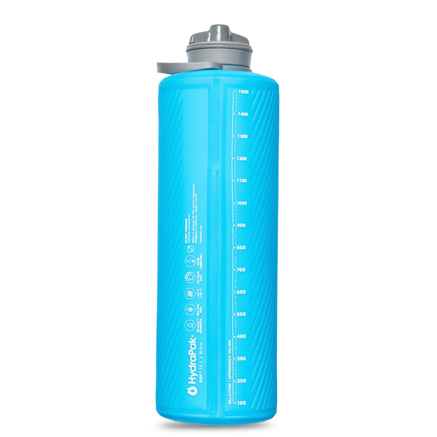 Flaske 1,5 liter Hydrapak Flux Bottle 1,5 liter MalibuBlu
