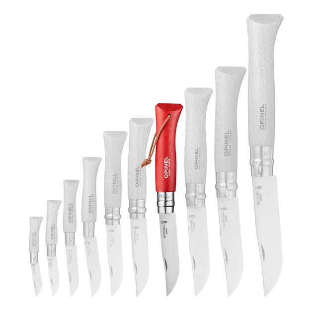 Foldekniv Opinel No 08 Bushwhacker w/Sheat Red