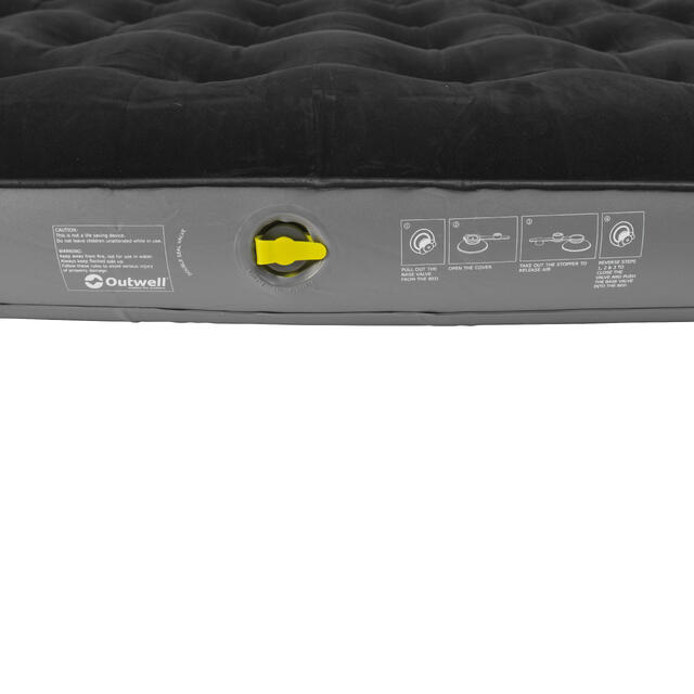 Luftmadrass MW Outwell Classic Single BlackGrey