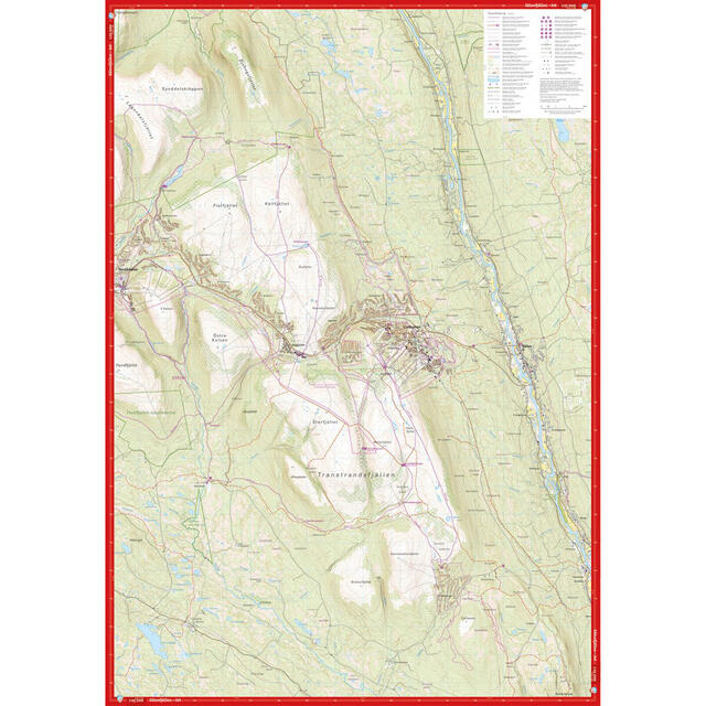 Sverige: Sälenfjällen Calazo Høyfjellskart 1:25 000 