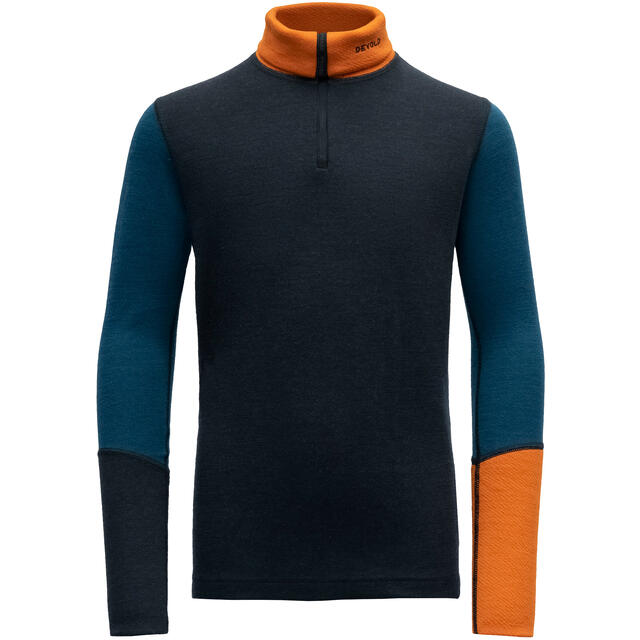 Trøye til junior 12 år Devold Expedition Merino Zip Jr 12 284 