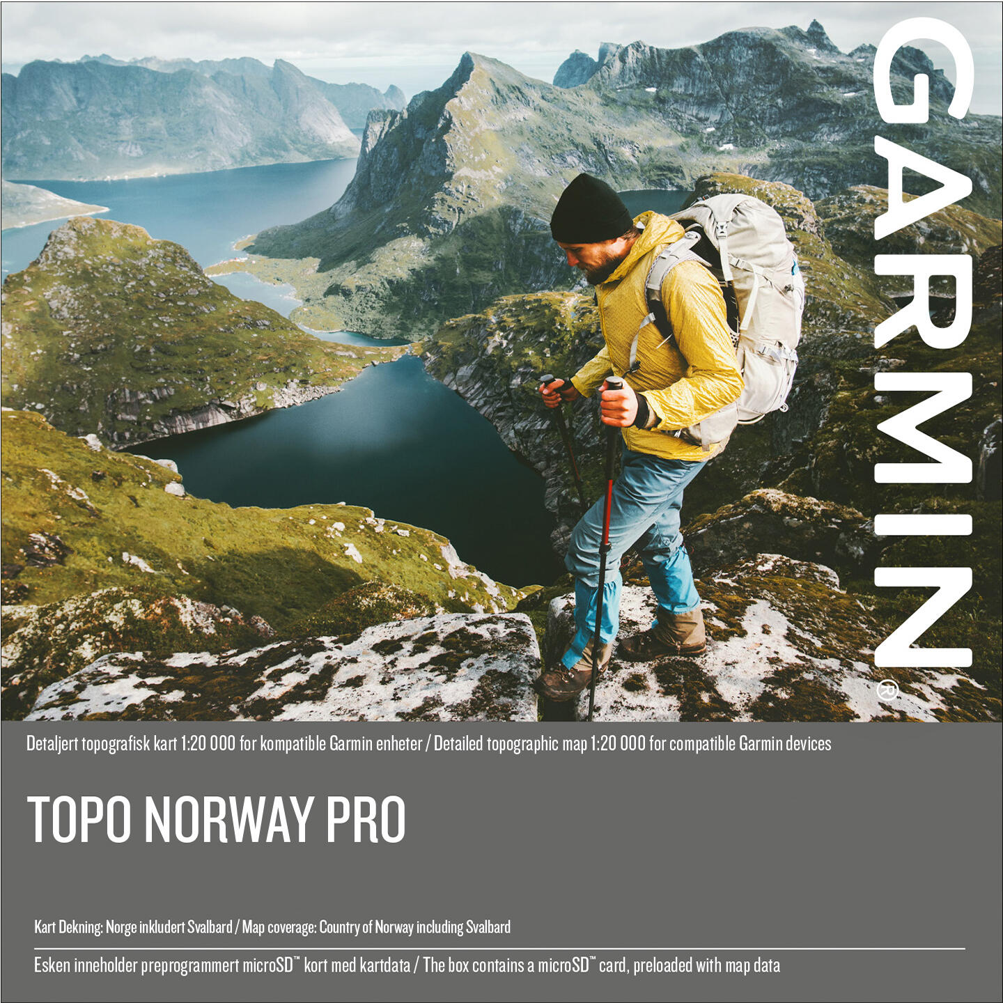 Garmin GPS-kart over Norge Topo Norway Pro