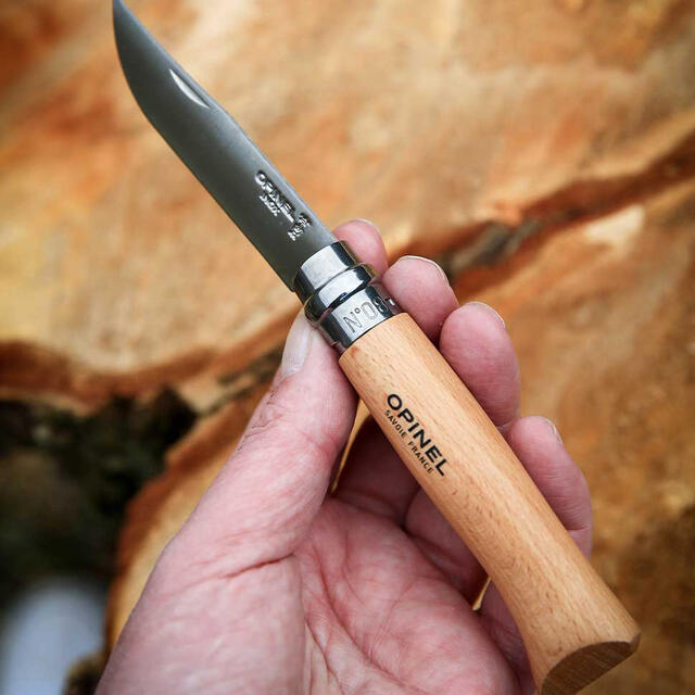 Foldekniv Opinel No 08 StainlessSteel