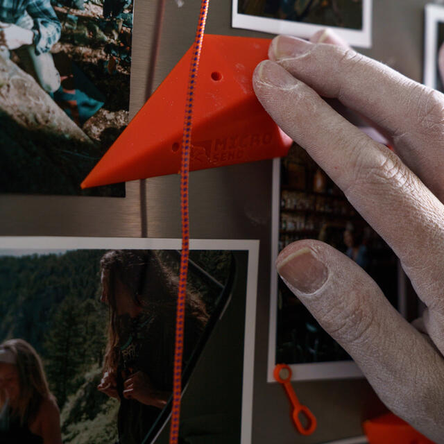 Kjøleskapsmagneter Microsend Minature Magnetic Crag Orange