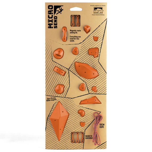 Kjøleskapsmagneter Microsend Minature Magnetic Crag Orange