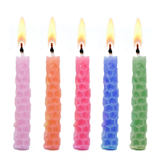Lag ditt eget vokslys Kikkerland Multicolor Beeswax Candle Kit 