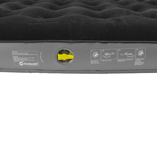 Luftmadrass Duo LW Outwell Classic King BlackGrey