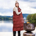 Pledd i dun Norsk Dun OutAbout Red