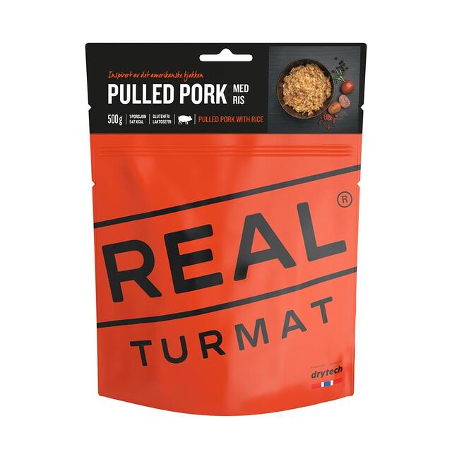 Pulled Pork med ris Real Turmat Pulled Pork with Rice 
