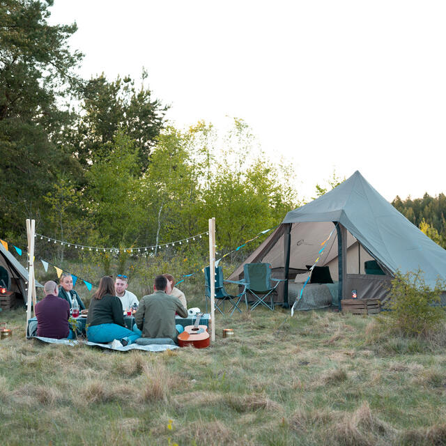 Telt til 10 Easy Camp Moonlight Cabin Grey