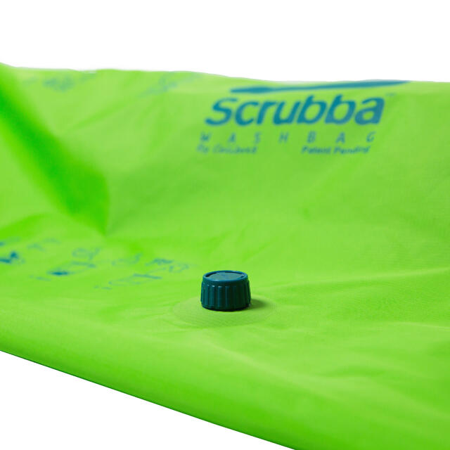 Vaskepose Scrubba Wash Bag Green