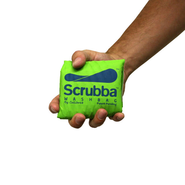 Vaskepose Scrubba Wash Bag Green