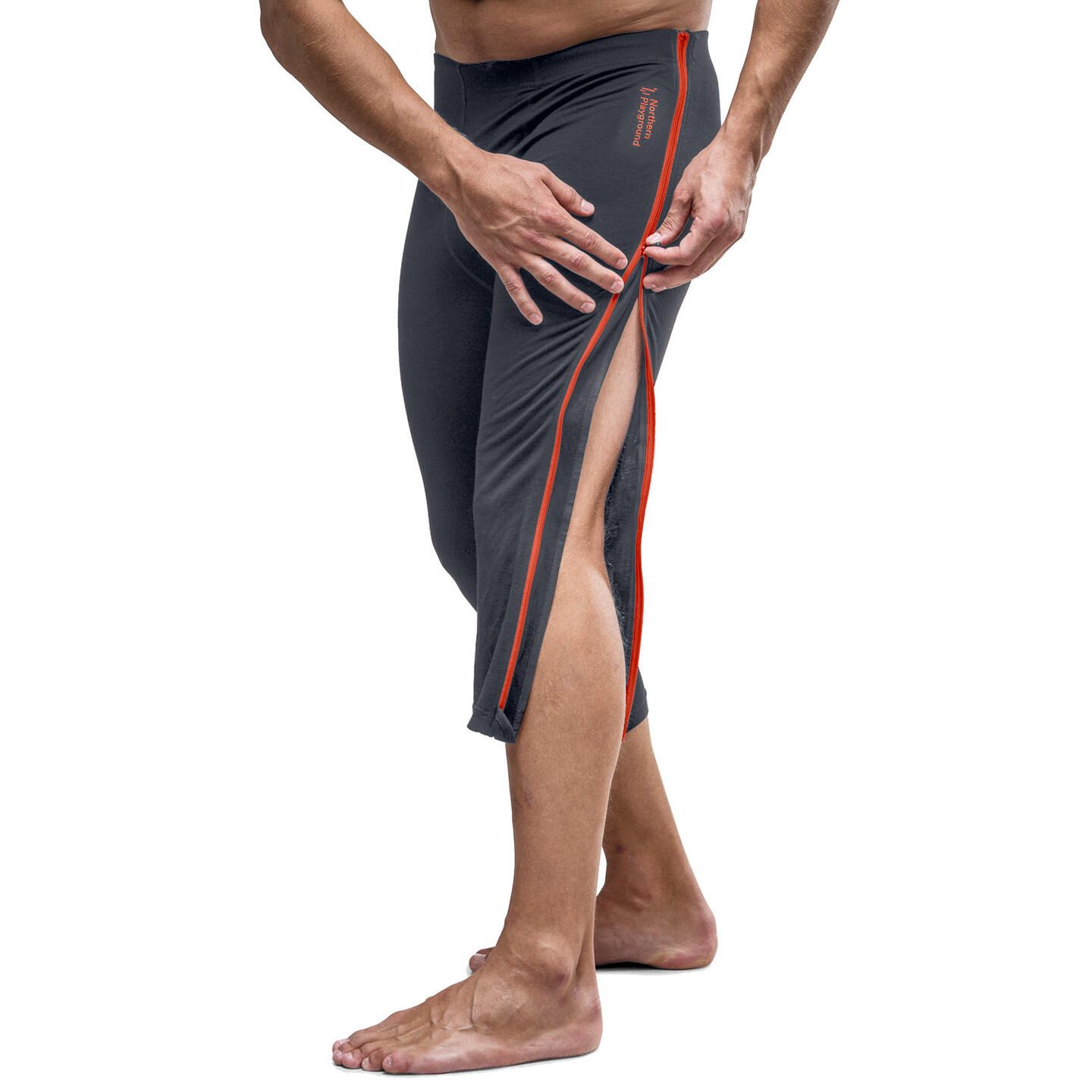 Kort longs til herre Northern Playground Ziplongs 3/4 M GreyR - om - om - om - om - om - om - om