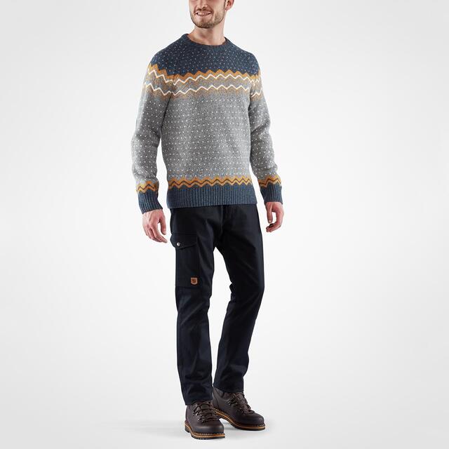 Genser til herre Fjällräven Övik Knit Sweater M 555