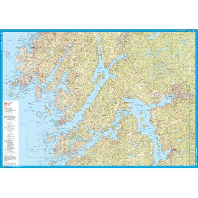 Sverige: Södra Bohuslän Calazo Skjærgårdskart 1:50 000 Bohuslede 