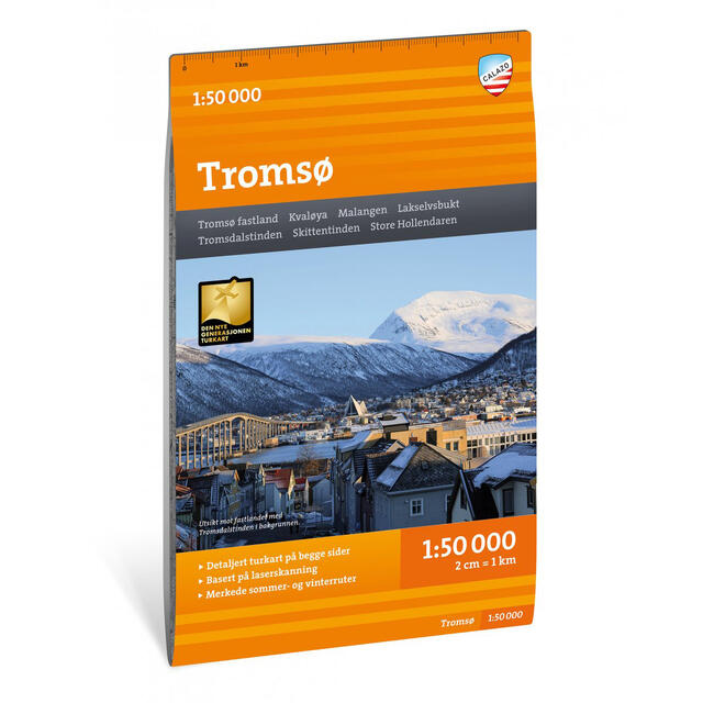 Tromsø Calazo Turkart 1:50 000 