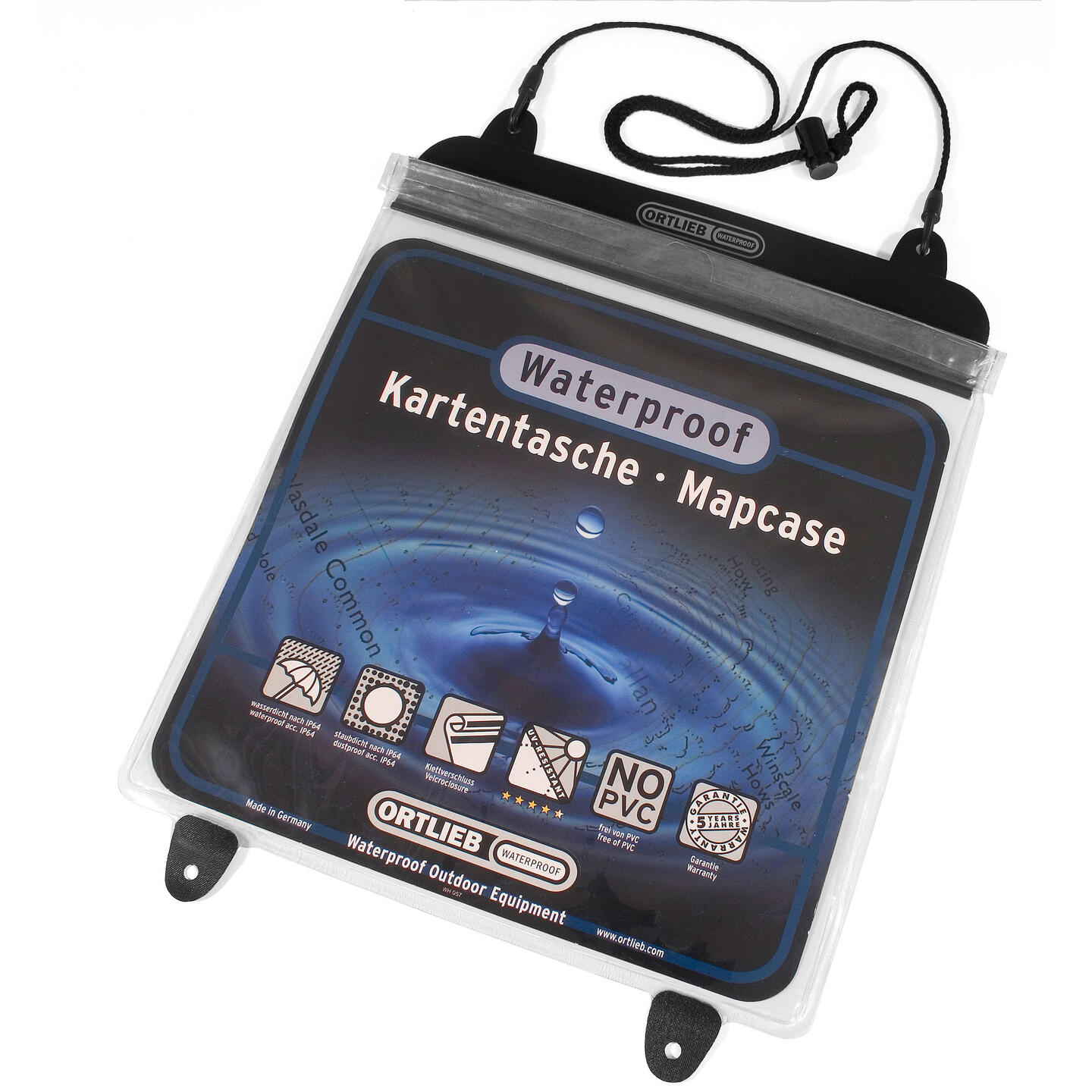 Kartmappe Ortlieb Map Case 27 x 27 cm - strikk - strikk - strikk - strikk - strikk - strikk - strikk