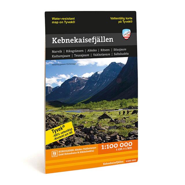 Sverige: Kebnekaisefjällen Calazo Turkart 1:100 000