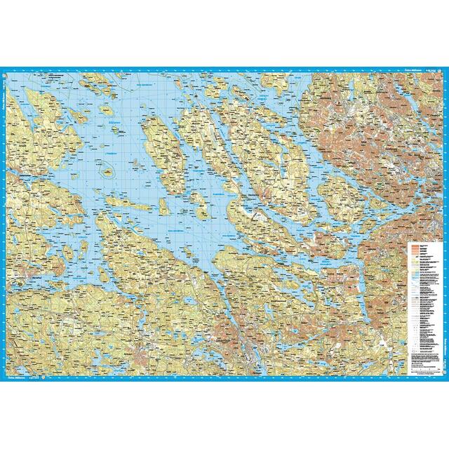 Sverige: Norra Bohuslän Calazo Skjærgårdskart 1:50 000 Bohuslede