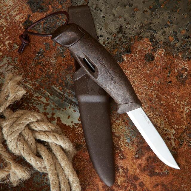 Kniv med tennstål Light My Fire FireKnife BIO CocoShell