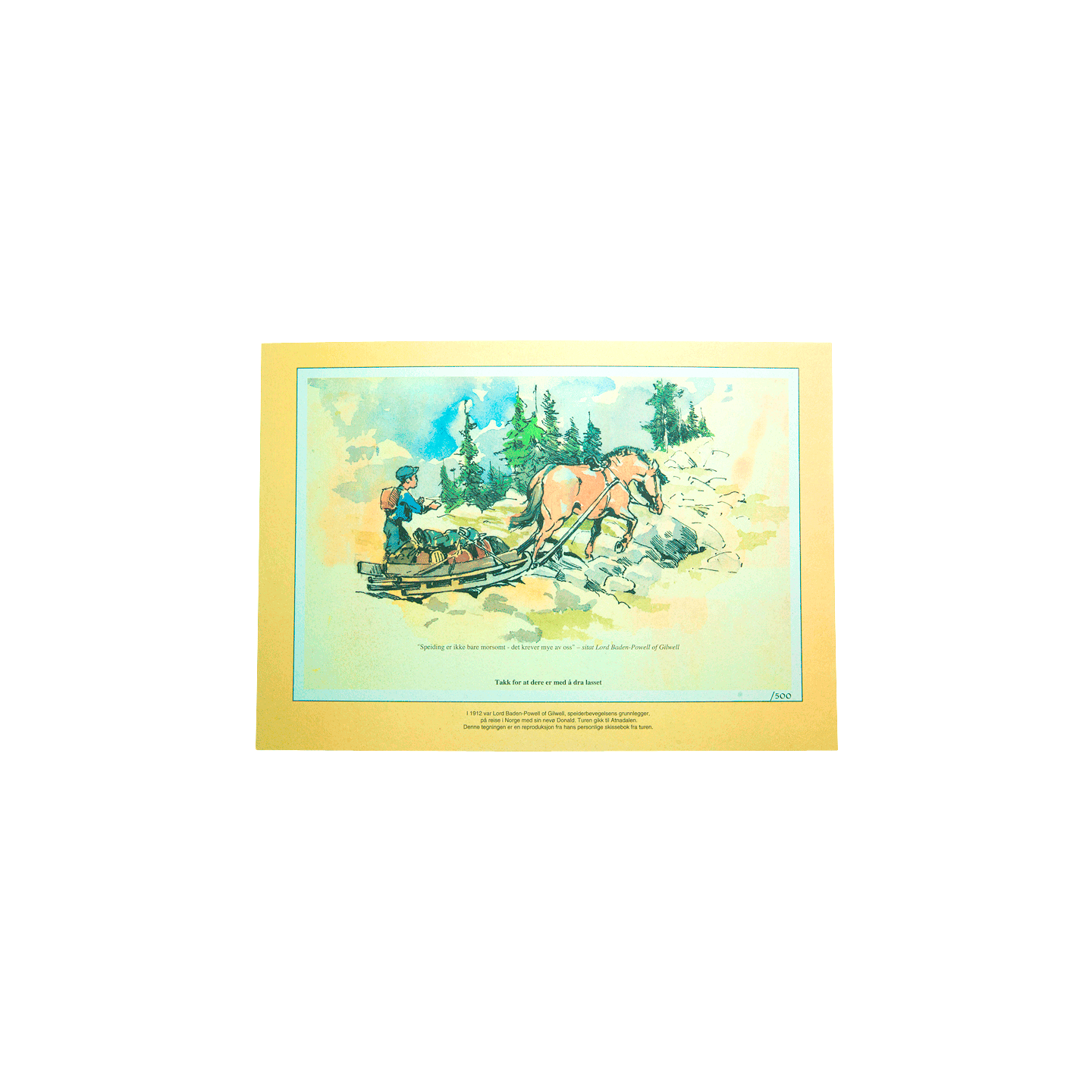 Lord Baden Powell-tegning Speidermuseet Lord Baden Powell-tegning - norge - norge - norge - norge - norge - norge - norge - turen - turen - turen - tu