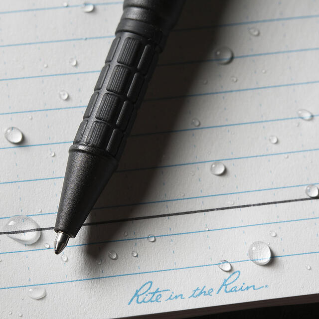 Vannfast iPad-penn Rite in the Rain Penn/pad 94s Black