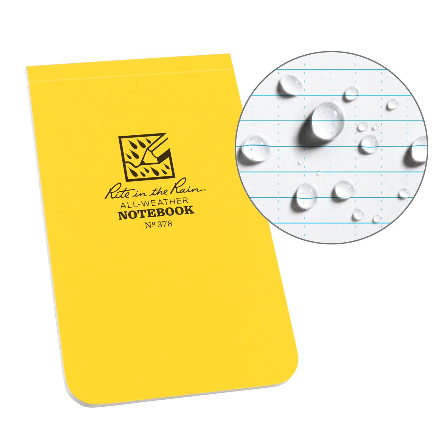 Liten vannfast notatblokk Rite In the Rain No378 Yellow - memo - memo - memo - memo - memo - memo - memo