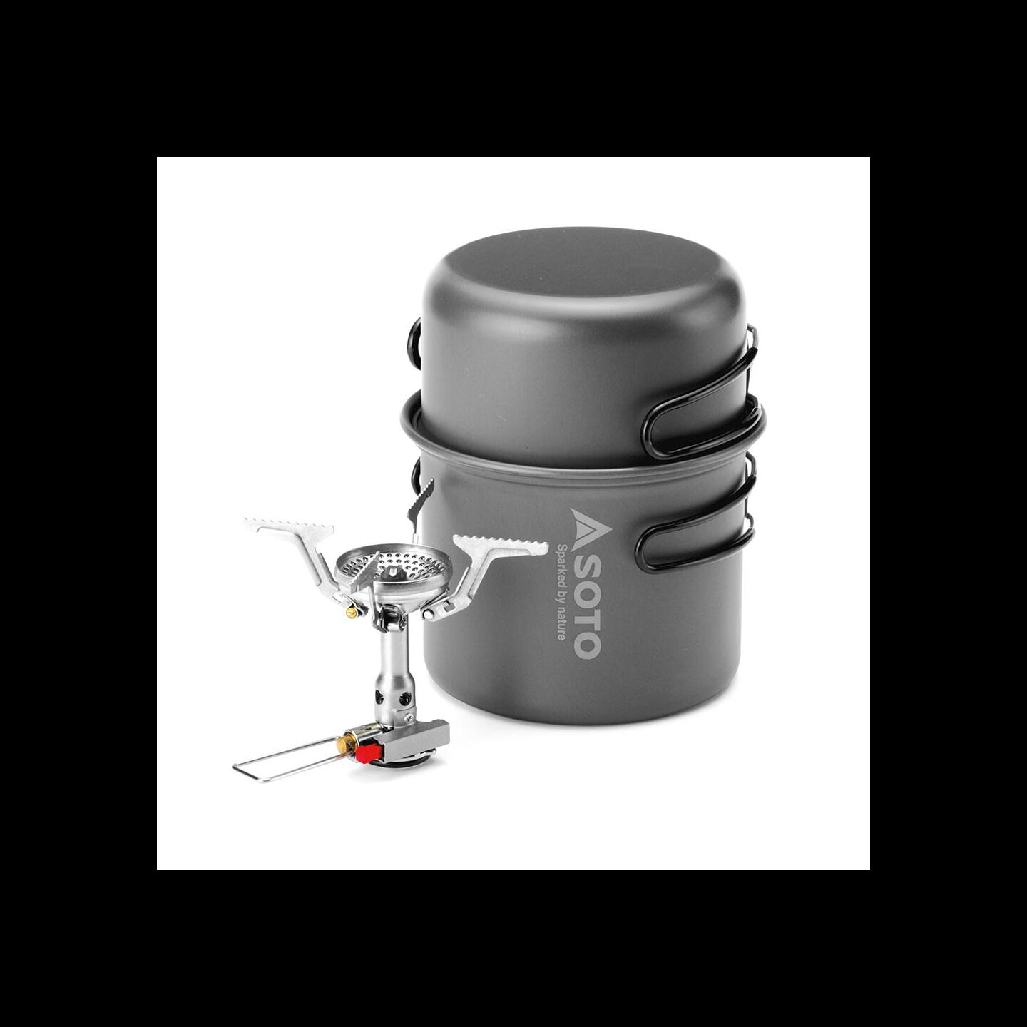 Gassbrenner med kjele 3,2 kW Soto Amicus with Stealth Igniter And Coo - camping - camping - camping - camping - camping - camping - camping - mat - ma