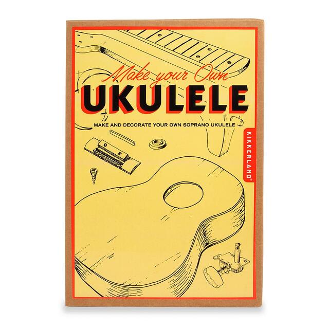 Lag din egen ukulele Kikkerland Make Your Own Ukulele