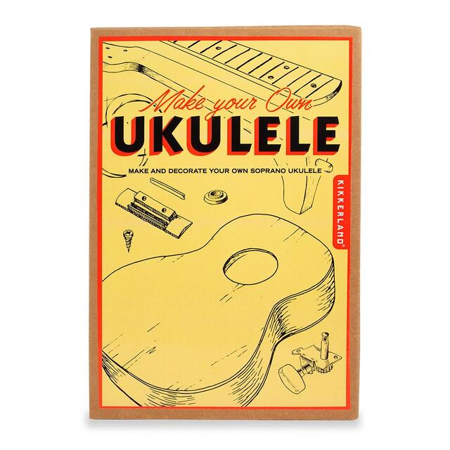 Lag din egen ukulele Kikkerland Make Your Own Ukulele 