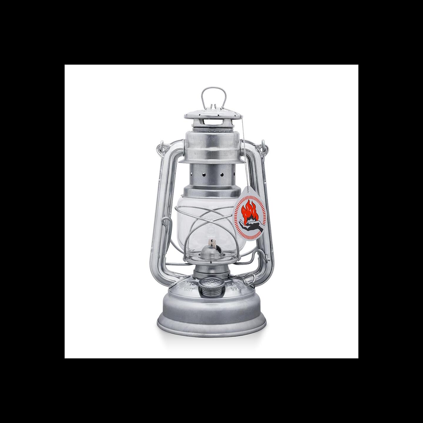 Parafinlampe Feuerhand Hurricane Baby 276 Zink