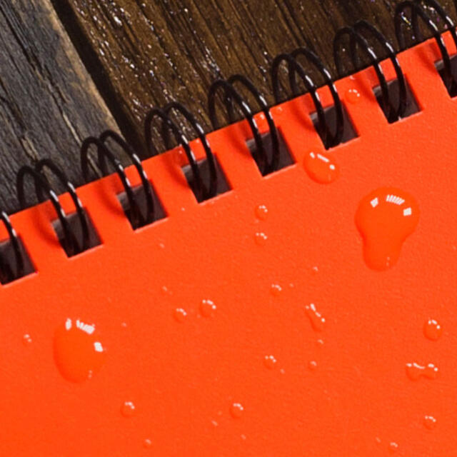 Liten vannfast spiralblokk Rite In the Rain NoOR35 Orange