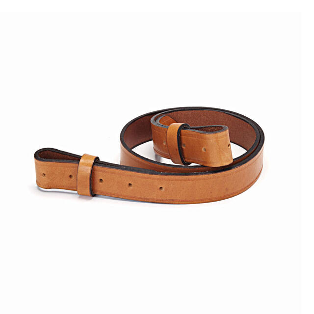 Lærbelte WOSM Leather Belt Strap Tan