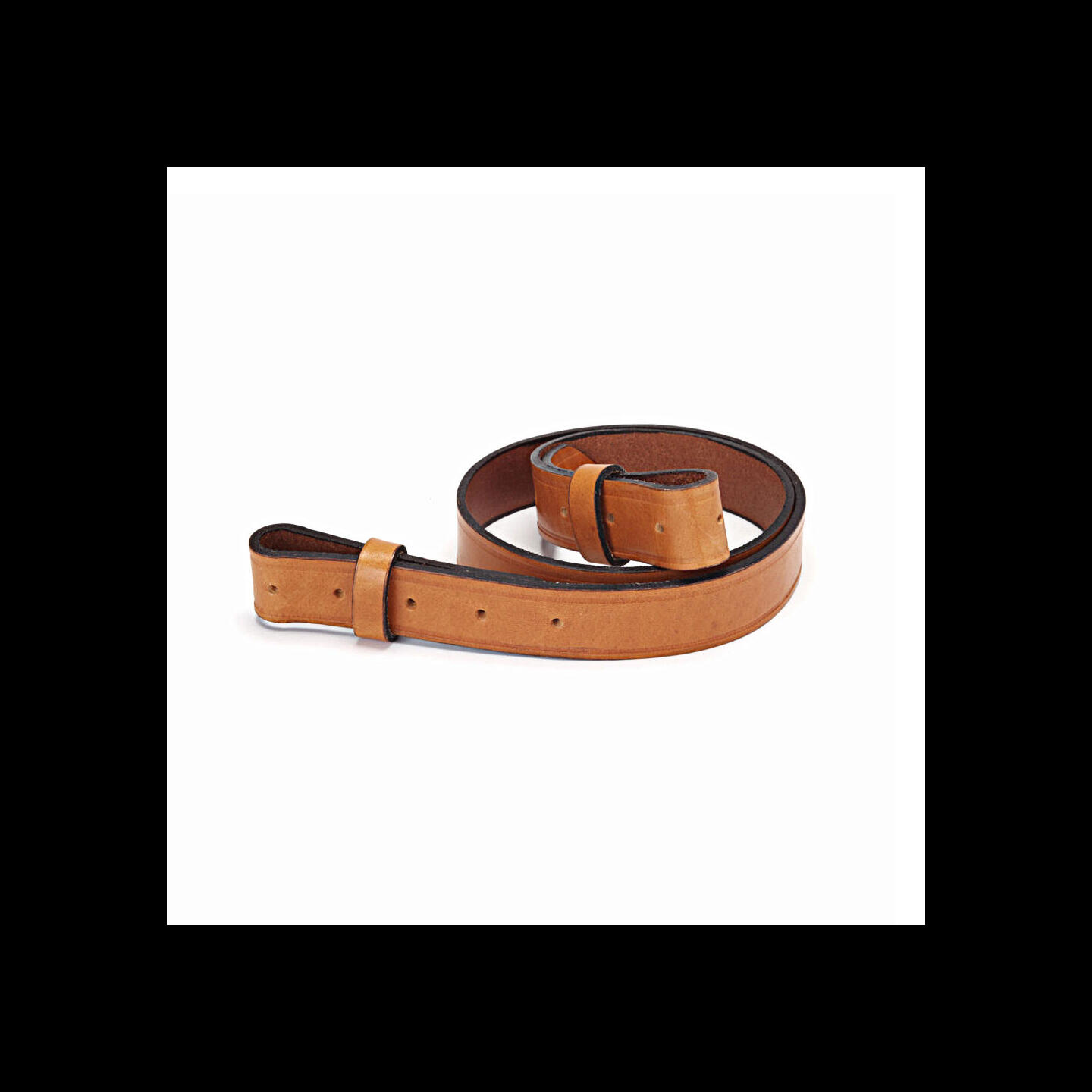 Lærbelte WOSM Leather Belt Strap Tan - i - i - i - i - i - i - i