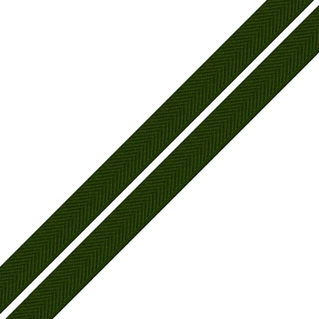 Kantbånd til leirbålskappe Mørebånd Kantbånd i ull Forest green