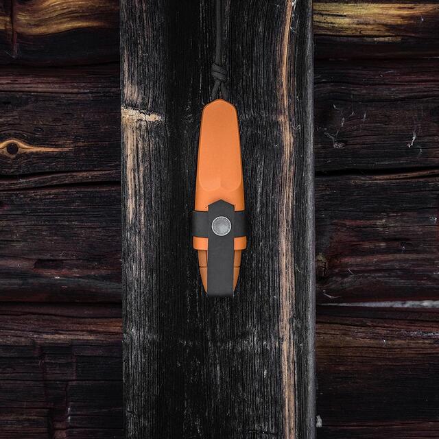 Turkniv med nakkeslire Morakniv Eldris Neck Knife Kit B. Orange