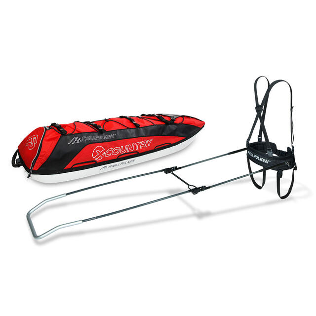 Komplett pulk 144 cm Fjellpulken Xcountry 144 cm Red 