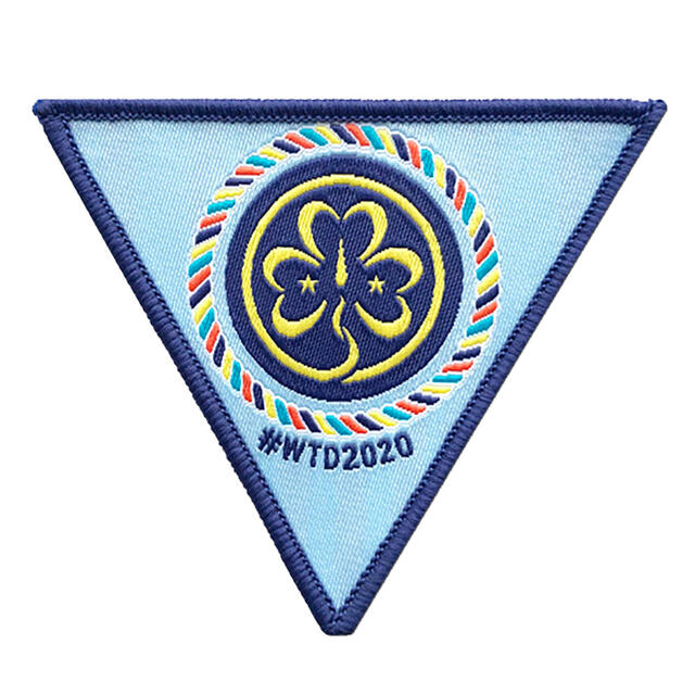 Tenkedagsmerke 2020 WAGGGS World Thinking Day Cloth Badge 